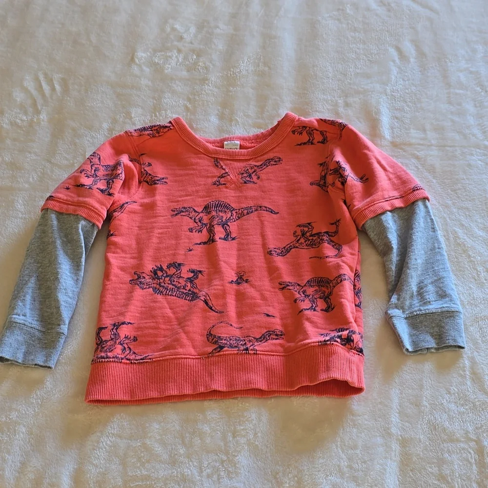 Carters Dinosaur‎ Long Sleeve Shirt Size 5T